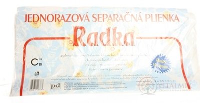 Plenky separačního RADKA 17X34CM jednorázová 1x1 ks