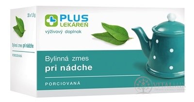 PLUS LÉKÁRNA Bylinná směs při rýmě porcovaná, nálevový sáčky 20x1,5 g (30 g)