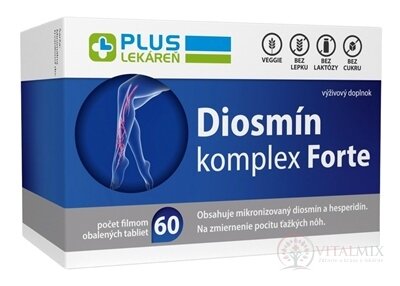 PLUS LÉKÁRNA Diosmin komplex Forte tbl flm 1x60 ks