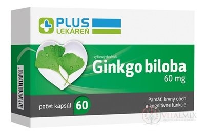 PLUS LÉKÁRNA Ginkgo biloba 60 mg cps 1x60 ks