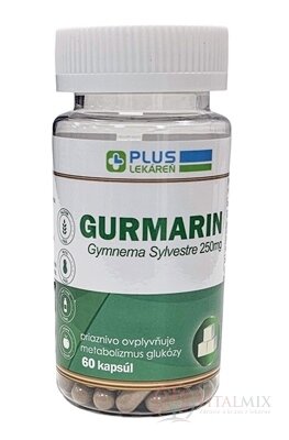 PLUS LÉKÁRNA GURMARIN cps Gymnema Sylvestre 250 mg, 1x60 ks