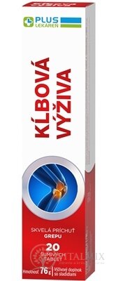 PLUS LÉKÁRNA Kloubní výživa šumivé tbl s příchutí grepu 1x20 ks