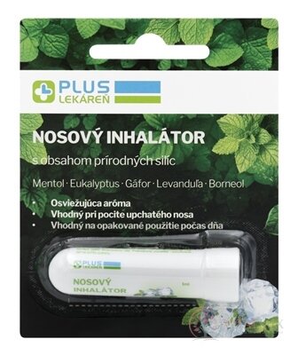 PLUS LÉKÁRNA NOSOVÝ INHALÁTOR tyčinka s obsahem přírodních silic 1x1 ml