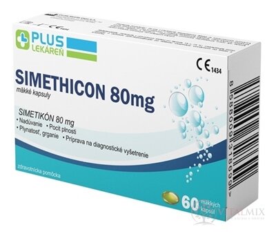 PLUS LÉKÁRNA Simethicon 80 mg cps mol 1x60 ks