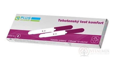 PLUS LÉKÁRNA Těhotenský test Komfort tyčinkový 1x2 ks