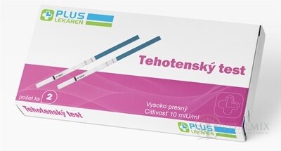 PLUS LÉKÁRNA Těhotenský test proužkový 1x2 ks