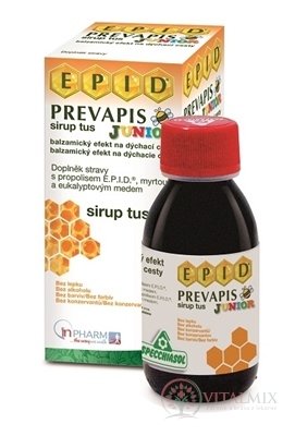 PREVAPIS JUNIOR sirup TUS 1x100 ml