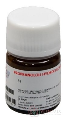 Propranololu hydrochloridum - FAGRON v lahvičce širokohrdlé 1x5 g