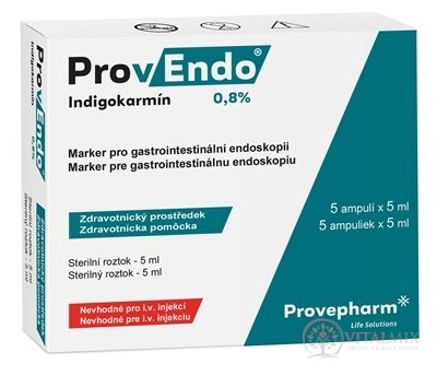 ProvEndo 0,8% marker pro gastrointestinální endoskopii 5x5 ml