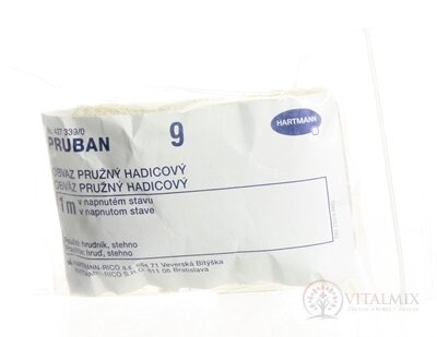 PRUBAN síťový hadicový obvaz, vel.9 hrudník, kýta (9cmx1m) 1x1 ks