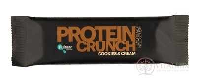 Pulsaar PROTEIN CRUNCH Cookies &amp; Cream proteinová tyčinka s příchutí cookies 1x55 g