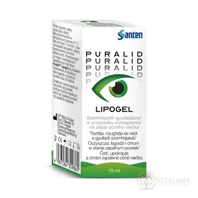 PURALID LIPOGEL oftalmologický gel 1x15 ml