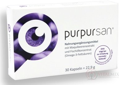 Purpursan cps s extraktem Maqui a omega-3 (DHA, EPA) 1x30 ks