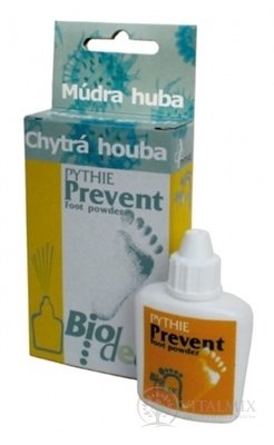 Pythie Prevent Biodeur Foot powder plv (chytrá houba) 1x4 g