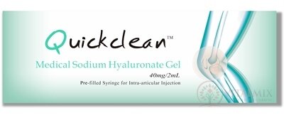 QuickClean 40 mg / 2 ml gel s hyaluronátem sodným sterilní roztok v předplněné injekční stříkačce (20 mg / 1 ml) 1x2 ml
