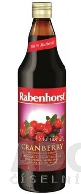 Rabenhorst Brusinková šťáva 1x750 ml