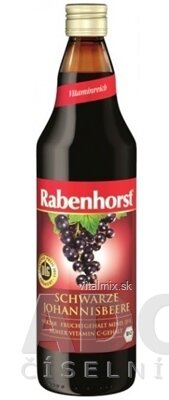 Rabenhorst šťáva z černého rybízu 1x750 ml