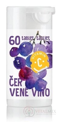 RAPETO C Vitamin 200 mg - příchuť červené víno tbl 1x60 ks