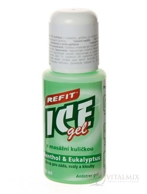Refi ICE GEL MENTOL EUKALYPTUS ROLL ON 1x80 ml