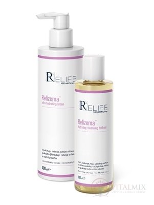 Relizema AD balíček ultra hydrating lotion 400 ml + hydrating cleansing bath oil 200 ml zdarma, 1x1 set