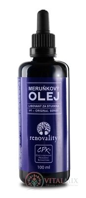 renovality MERUŇKOVÝ OLEJ lisovaný za studena 1x100 ml
