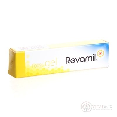 Revamil hydrofilní gel s medem gel na hojení ran 1x18 g