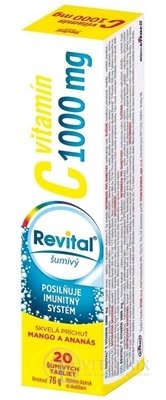 Revital vitamin C 1000 mg šumivý tbl eff s příchutí mango a ananas 1x20 ks