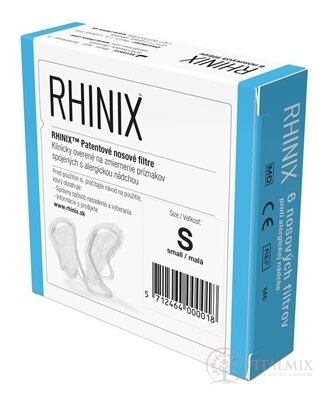 RHINIX Nosní filtry velikost S, 1x6 ks