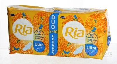 Ria Ultra Silk normal PLUS Duopack hygienické vložky 2x10 ks (20 ks)