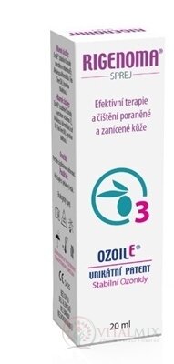 RIGENOMA SPREJ na rány na hojení poraněné kůže, s Ozoile 1x20 ml