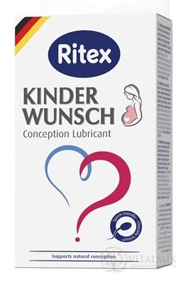 Ritex KINDERWUNSCH Lubrikant pro plánované otěhotnění, aplikátory 8x4 ml