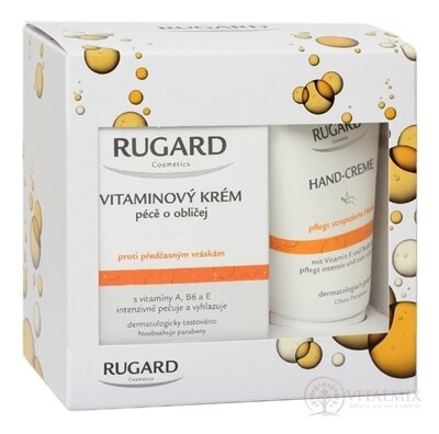 RUGARD Dárkové balení VITAMÍNOVÉ KRÉMY krém na pleť 100 ml + krém na ruce 50 ml, 1x1 set