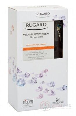 RUGARD VITAMÍNOVÝ KRÉM + PILNÍK pleťový krém proti předčasným vráskám 100 ml + Solingen Pilník na nehty, 1x1 set
