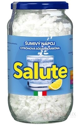 SALUTE chutná soda bikarbona šumivý granulát s citrónovou příchutí 1x250 g