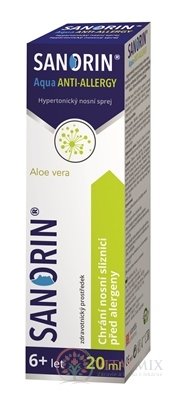 Sanorin Aqua ANTI-ALLERGY nosní sprej 1x20 ml