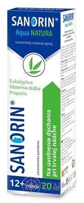 Sanorin Aqua NATURA nosní sprej 1x20 ml