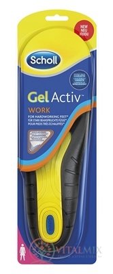 Scholl Gelové vložky do bot Work - Ženy (GelActiv) 1x1 pár