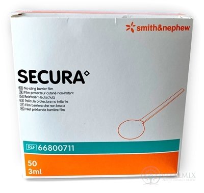 SECURA No-sting barrier film nadráždivý bariérový film ve formě tamponu 1x50 ks
