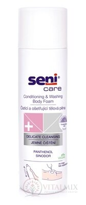 Seni Care Čistící pěna ve spreji (inov.2020) na tělo, jemné čištění 1x500 ml