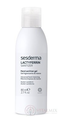 sesderma LACTYFERRIN Sanitizer Hand Gel dezinfekční gel na ruce 1x80 ml