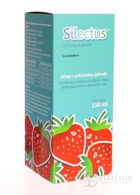 Silectus sirup s příchutí jahody 1x150 ml