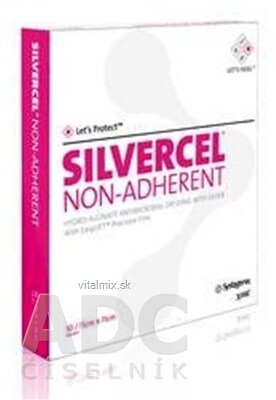 SILVERCEL hydroalginátový bakteriostatický obvaz (11x11 cm) 1x10 ks