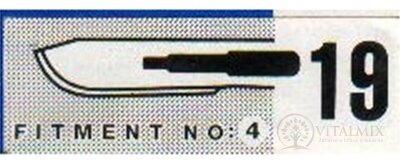 SKALPELOVÉ ČEPÍLKY SURGEON č.19 sterilní 1x100 ks