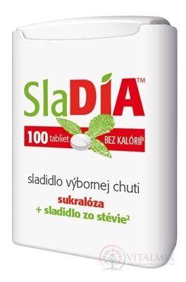 Slad sladidlo tbl (Sukralóza + sladidlo ze Stevie) 1x100 ks