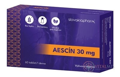 Slovakiapharm AESCIN 30 mg tbl 1x60 ks