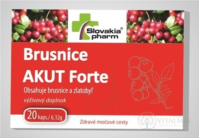 Slovakiapharm Brusinky AKUT Forte cps 1x20 ks
