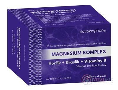 Slovakiapharm Magnesium Komplex tbl 1x60 ks