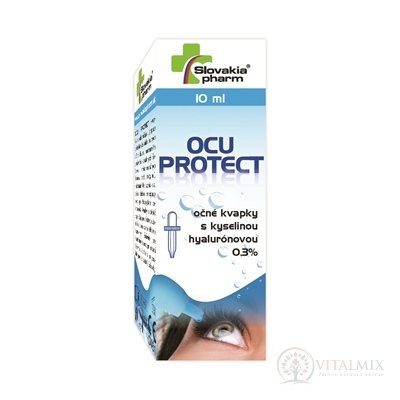 Slovakiapharm OCU PROTECT 0,3% oční kapky s kys. hyaluronovou 1x10 ml