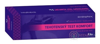 Slovakiapharm TĚHOTENSKÝ TEST KOMFORT 1x2 ks