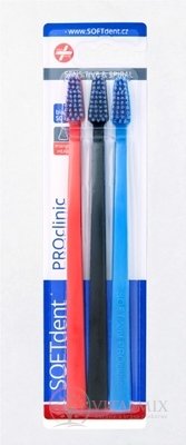 SOFTdent PROclinic extra měkký zubní kartáček 1x3 ks